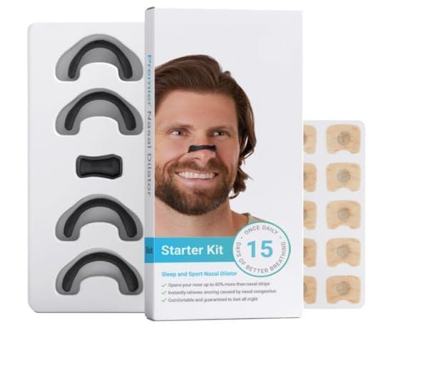 MagnoBreathe β Magnetic Anti-Snore Nasal Strips & Dilator Clip