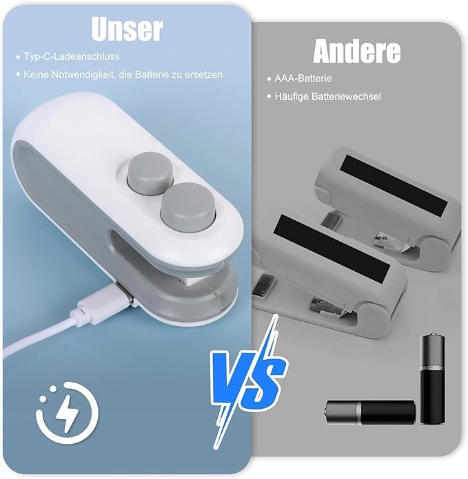 SealMate Duo β 2-in-1 Rechargeable Heat Sealer & Cutter