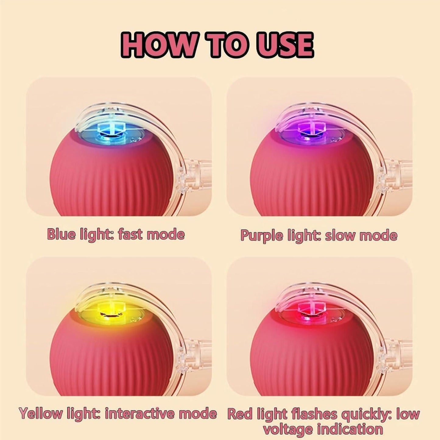 Smart Motion Cat Teaser Ball