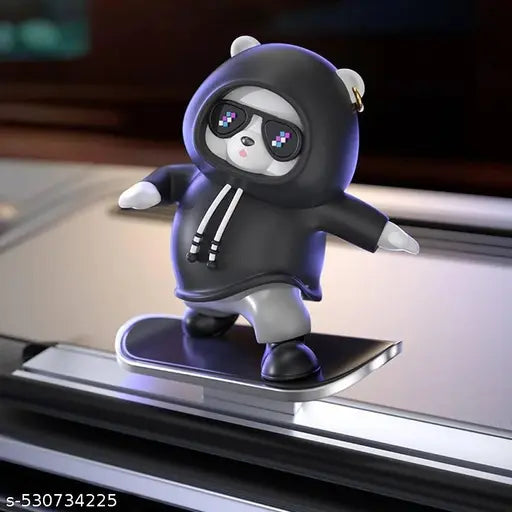 Adorable Gliding Panda β Sliding Dashboard Toy for Car Decoration