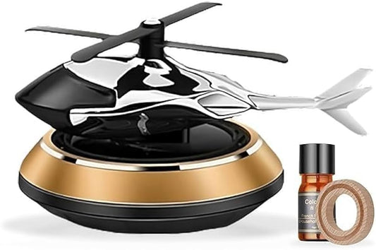 Solar Spinning Car Helicopter with Fragrance Diffuser