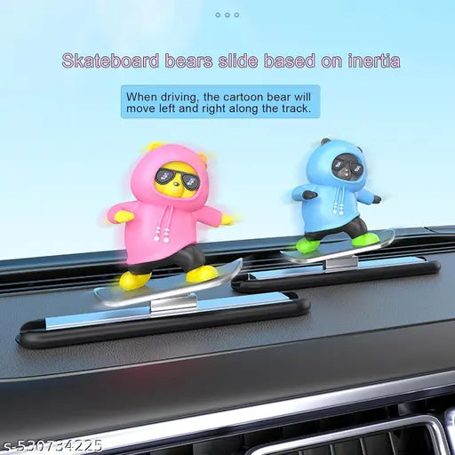 Adorable Gliding Panda – Sliding Dashboard Toy for Car Decoration